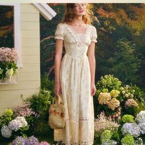 LACEMADE Garden Tea party corset dress